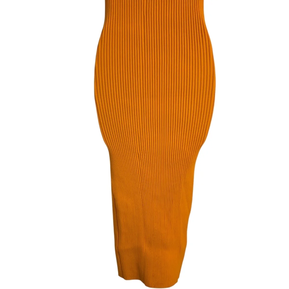 NWT House Of Harlow 1960 Ribbed Bodycon Sleeveless Midi Dress- S